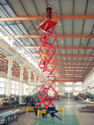 Installation of high-altitude lifting platform